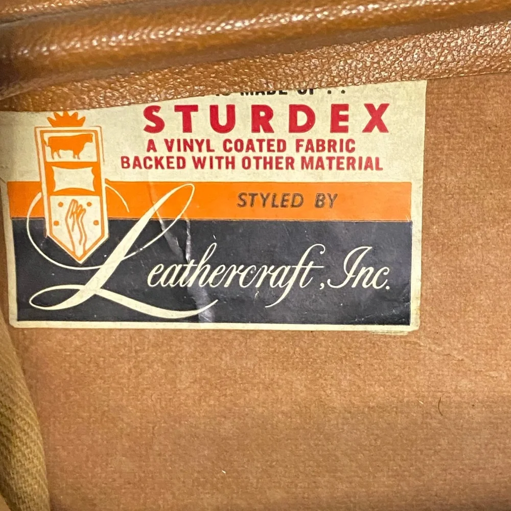 Leathercraft inc: vintage strudex briefcase